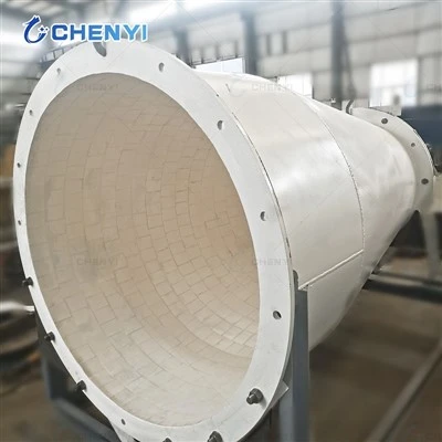Abrasion And Corrosion Resistant Ceramic Lined Pipe And Elbow